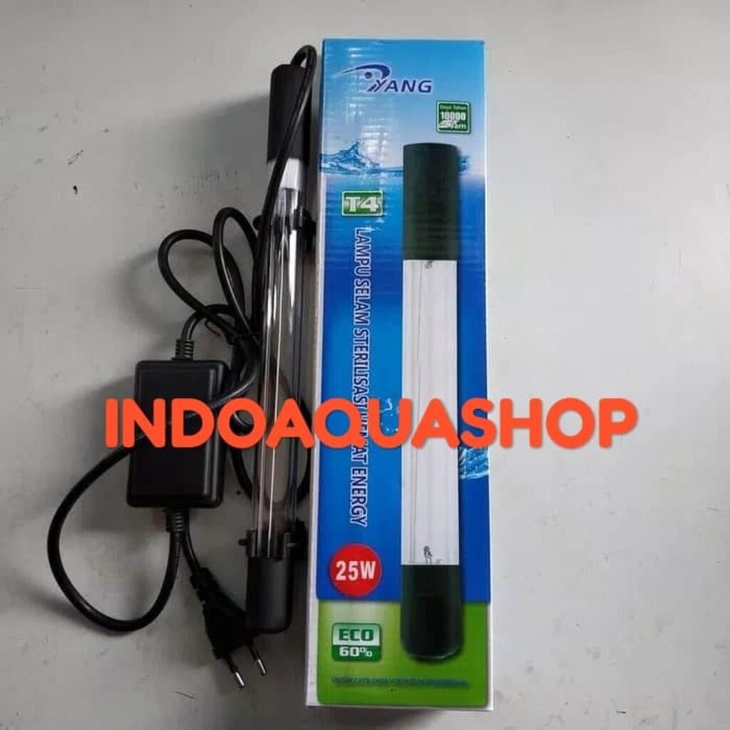 YANG CUV 25W LAMPU CELUP UV PEMBUNUH BAKTERI DAN LUMUT UV C