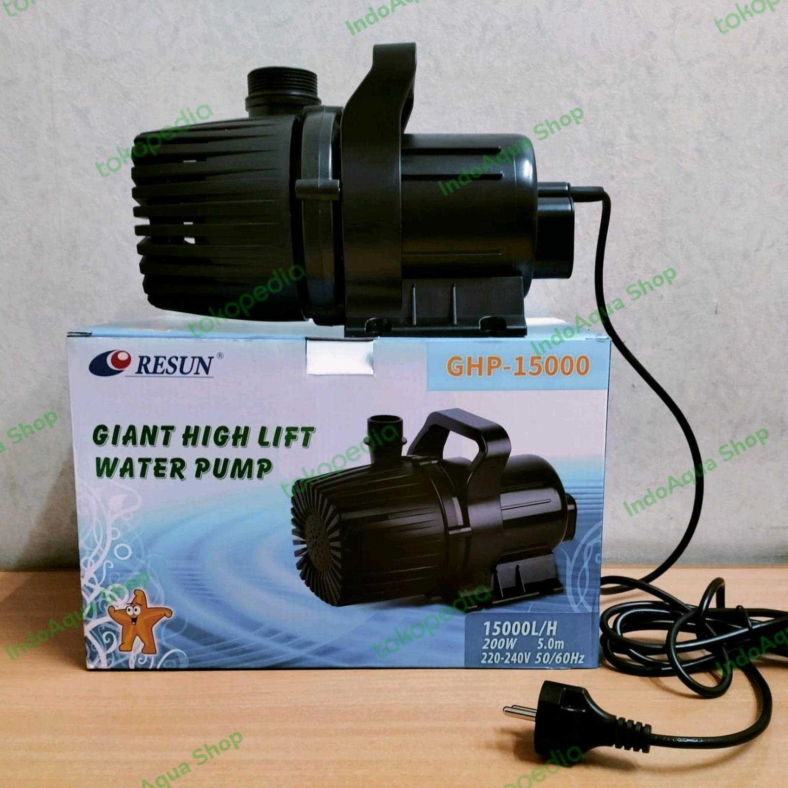 Resun GHP-15000 Pompa Air / Celup Aquarium / Kolam