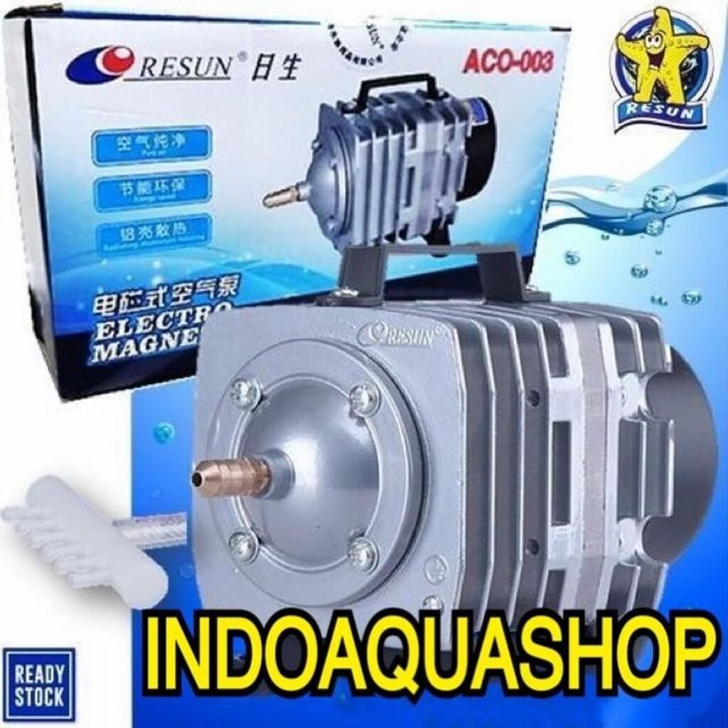 Resun ACO-003 Pompa Udara Aerator Electromagnetic Air Compressor