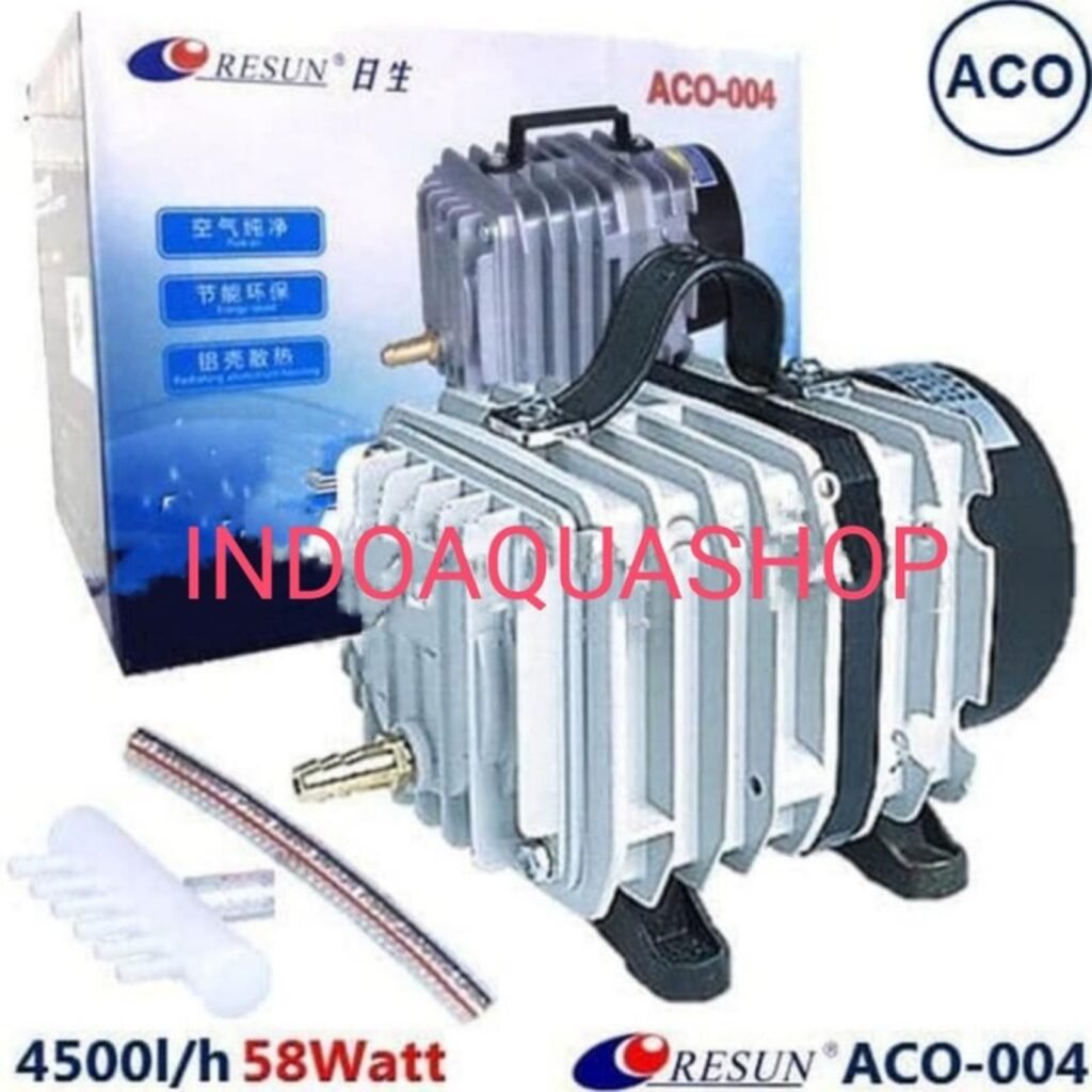 Resun ACO-004 Pompa Udara Aerator Electromagnetic Air Compressor