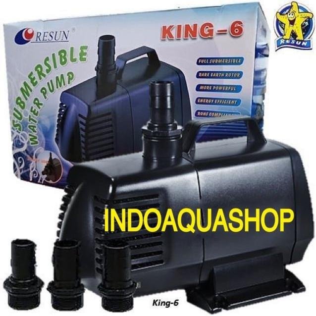 Pompa Celup Aquarium / Kolam / Hidroponik Resun King 6