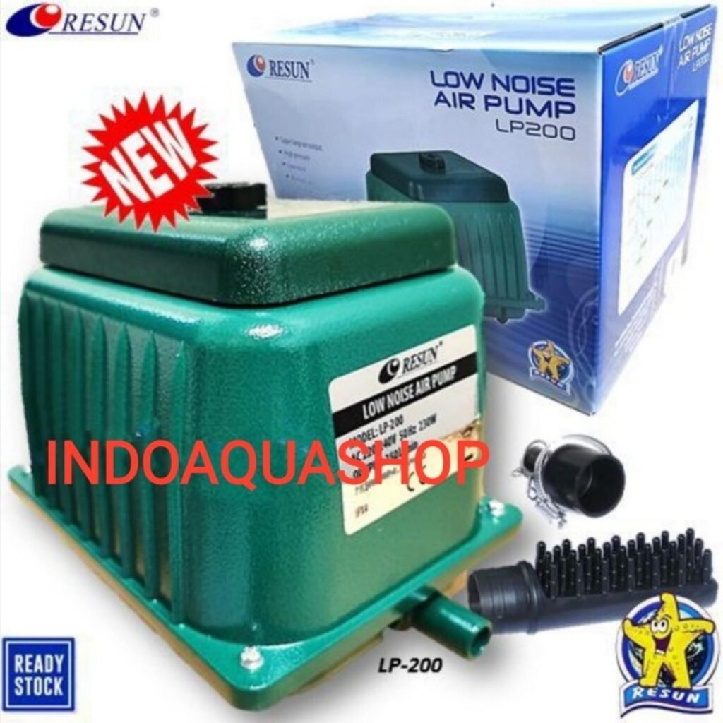 Resun LP 200 Pompa Udara Air Pump Low Noise