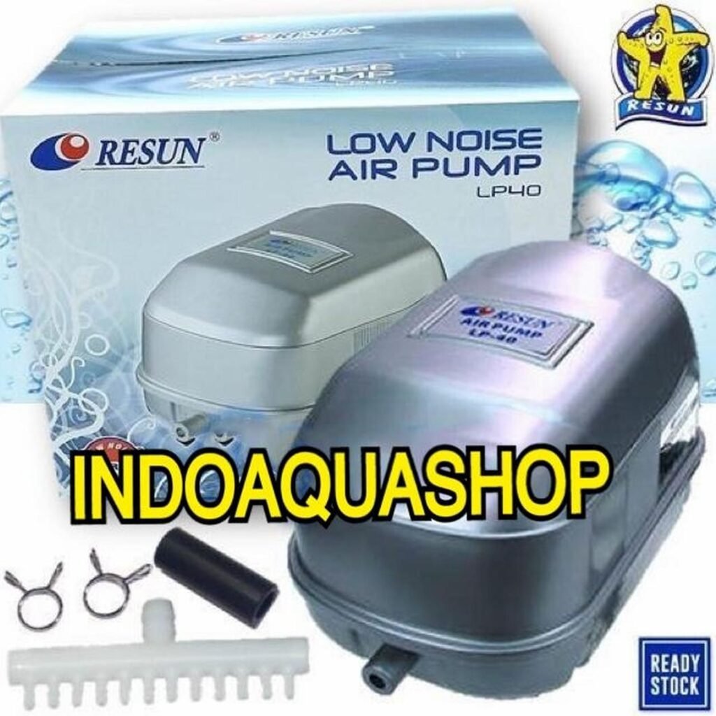 Pompa Udara / Air Pump / Aerator Akuarium / Kolam Ikan Resun LP 40