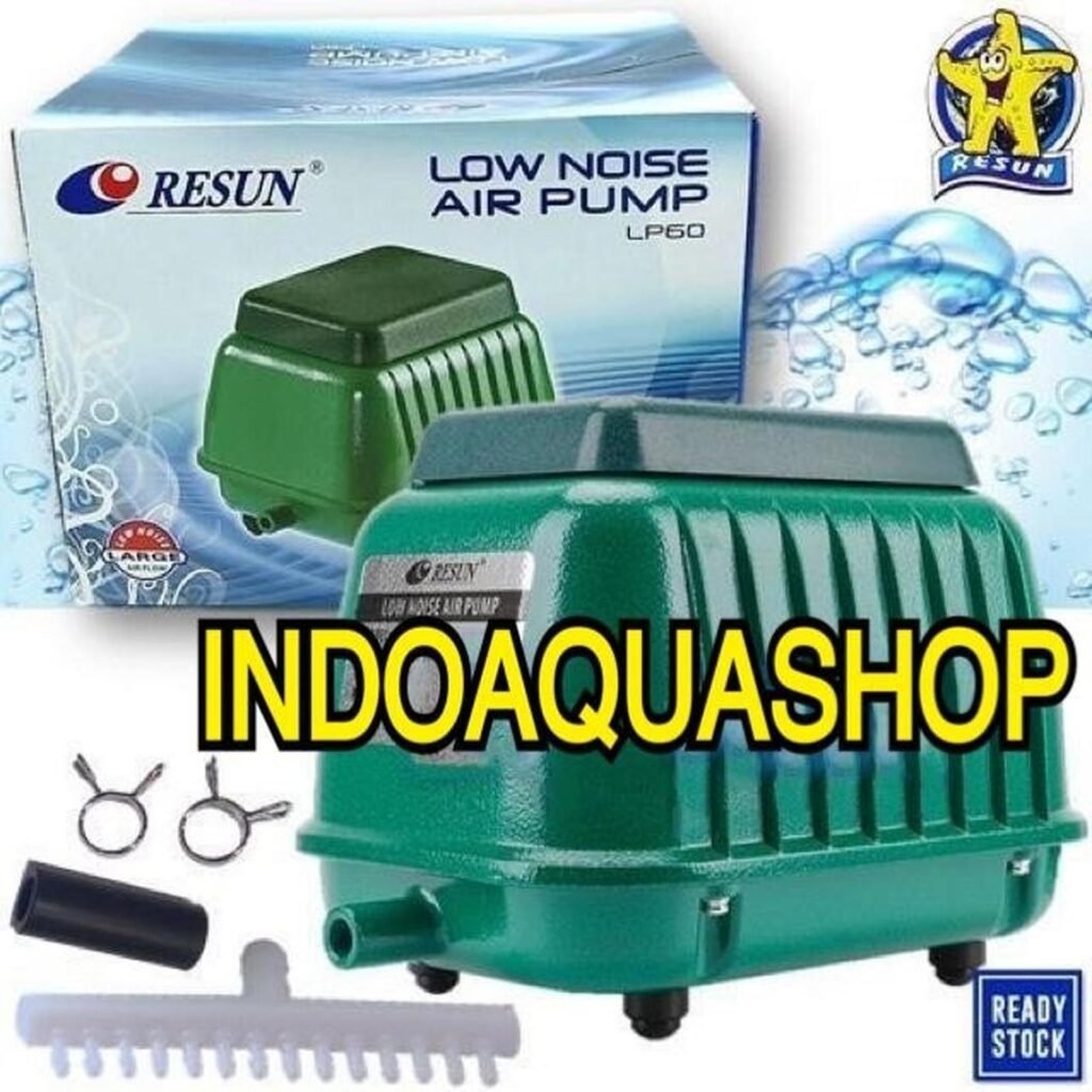 Pompa Udara / Air Pump / Aerator Akuarium / Kolam Ikan Resun LP 60
