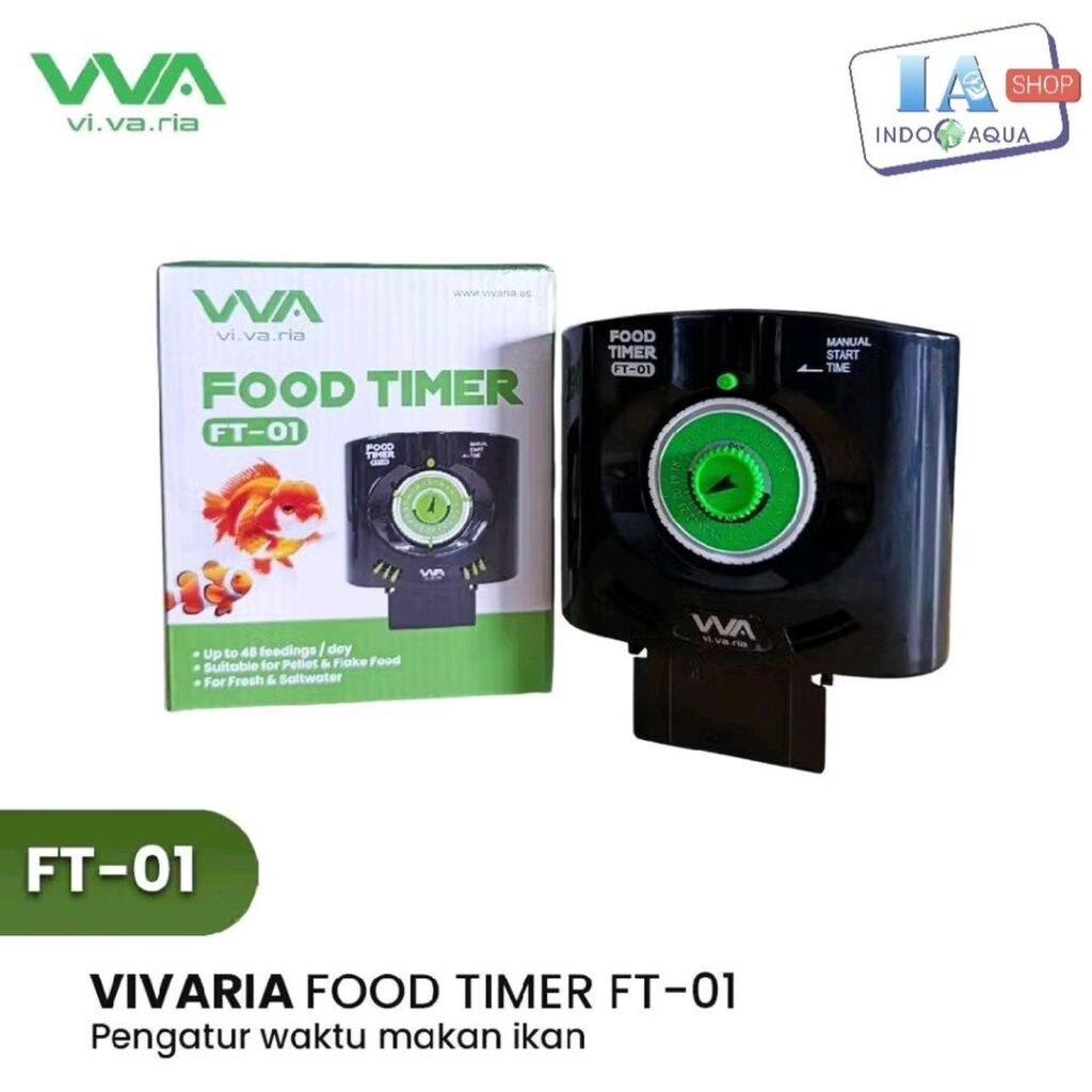 AUTO FEEDER Vivaria FT 01 / PEMBERI PAKAN OTOMATIS / FOOD TIMER