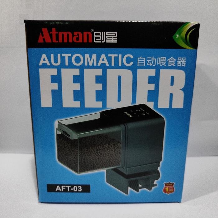 Automatic Feeder Aquarium / mesin pakan otomatis ATMAN AFT 03