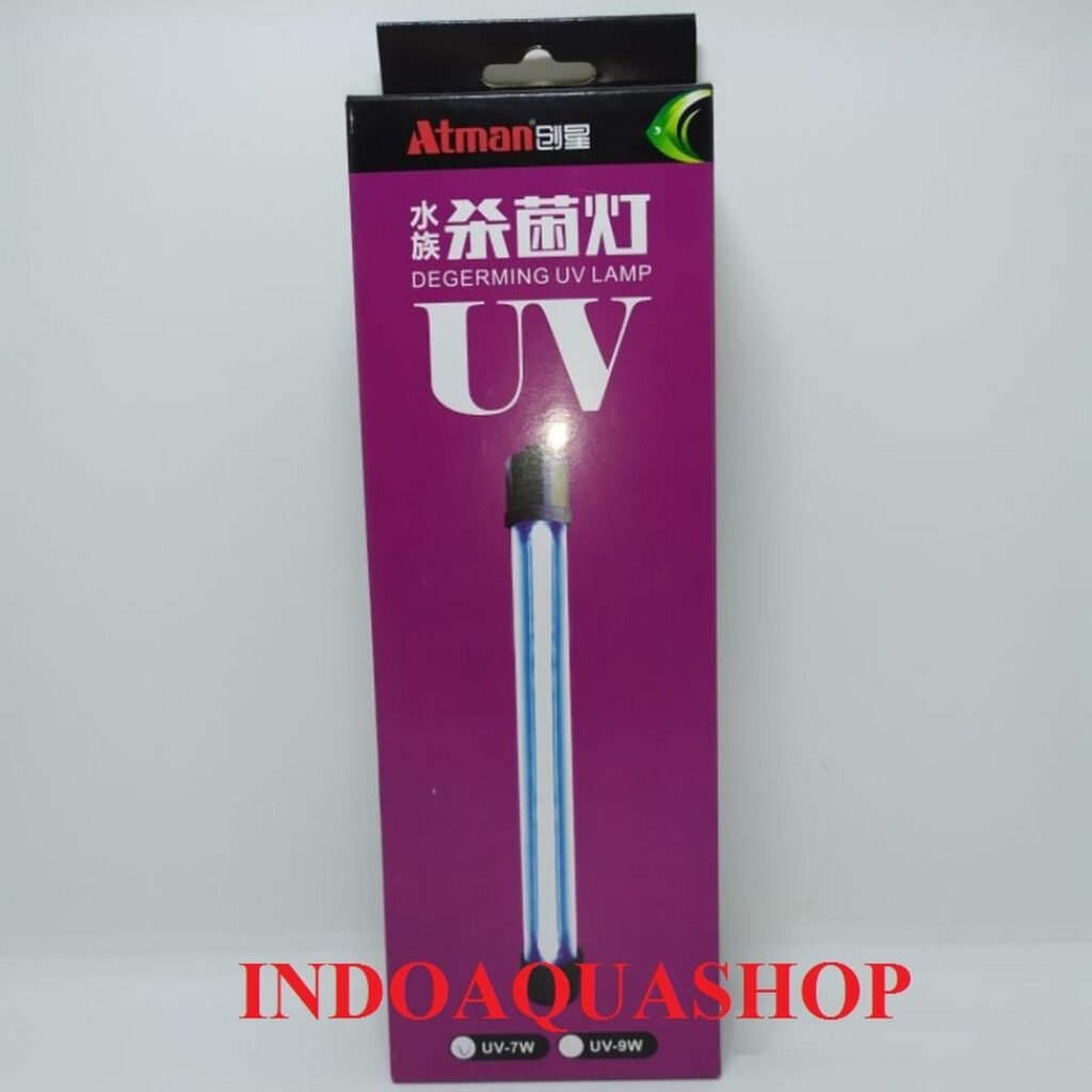 Lampu UVC Atman UV 9W Lampu UV Celup Ultra Violet Anti Lumut