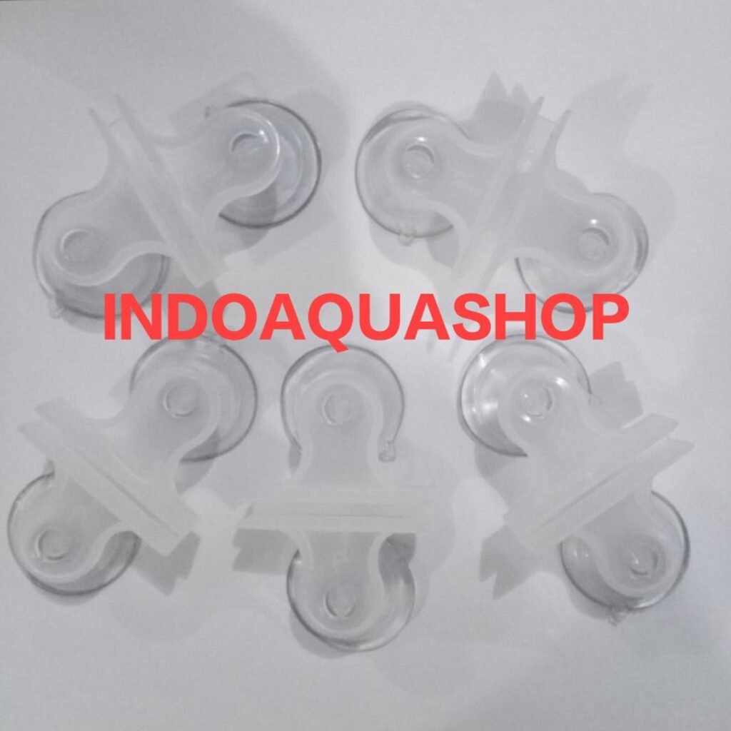 INDOAQUA SC 005 Dop Sekat kaca aquarium kupu kupu - Putih