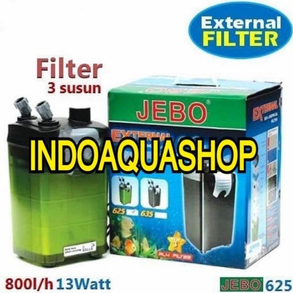 Jebo 625 Filtrasi Aquascape Aquarium External Bio Chemical Filter