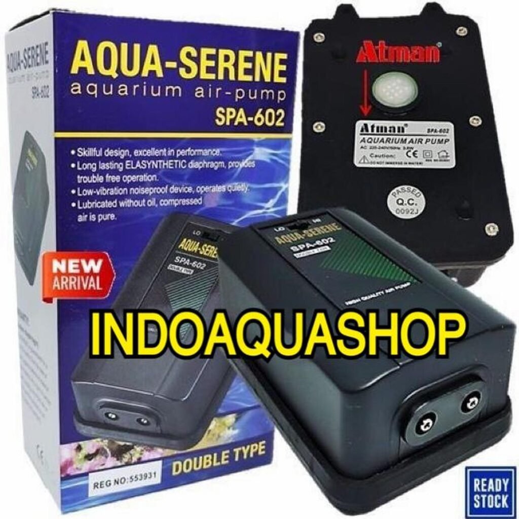 ATMAN SPA-602 Pompa Udara Aerator Aquarium Air Pump