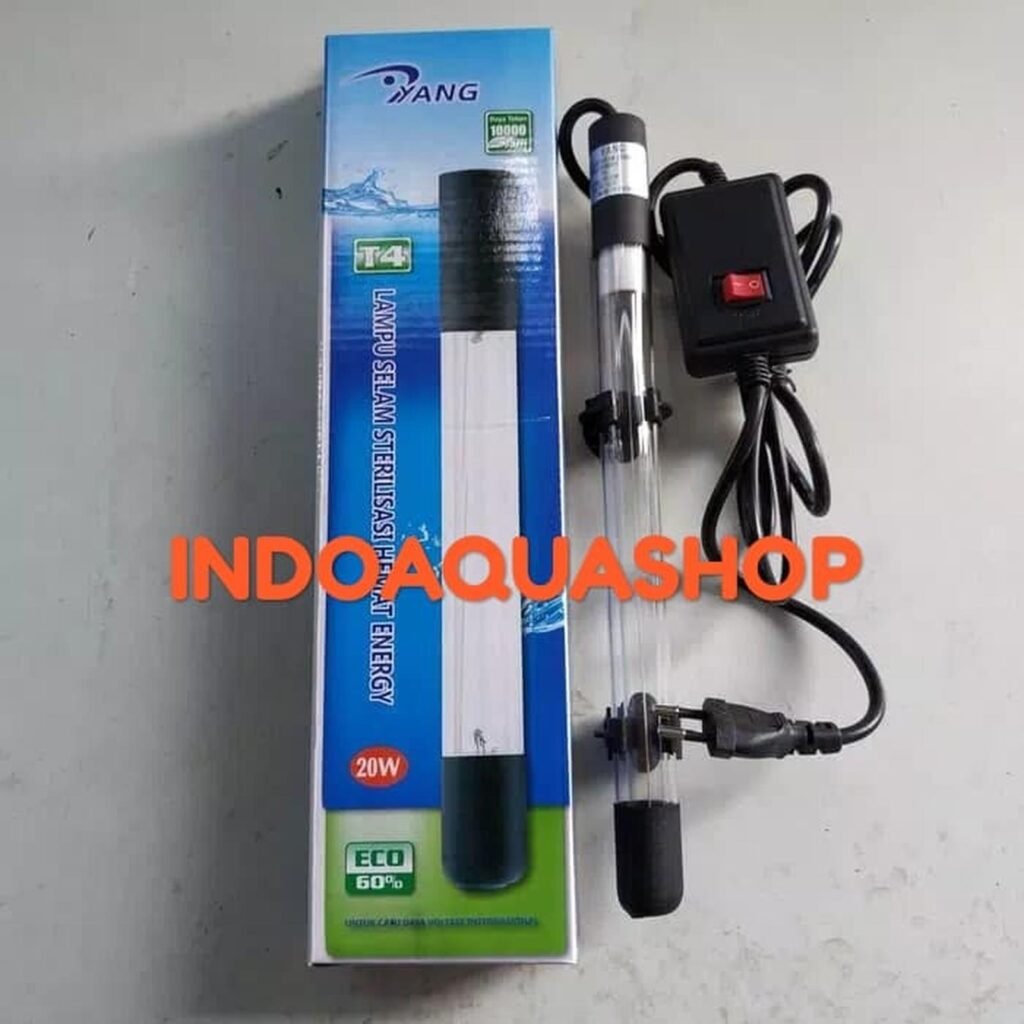 YANG CUV 20W LAMPU CELUP UV PEMBUNUH BAKTERI DAN LUMUT UV C